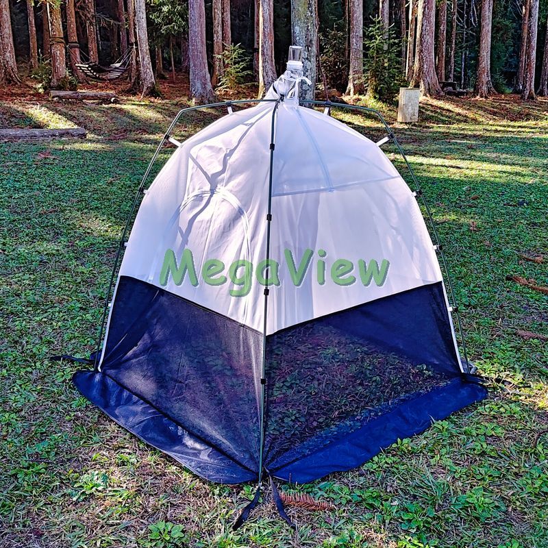 黑白色大型水陸兩用羽化採集帳